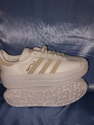 Adidas Gazelle Bold Beige/Bianco