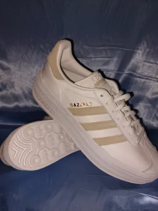 Adidas Gazelle Bold Beige/Bianco