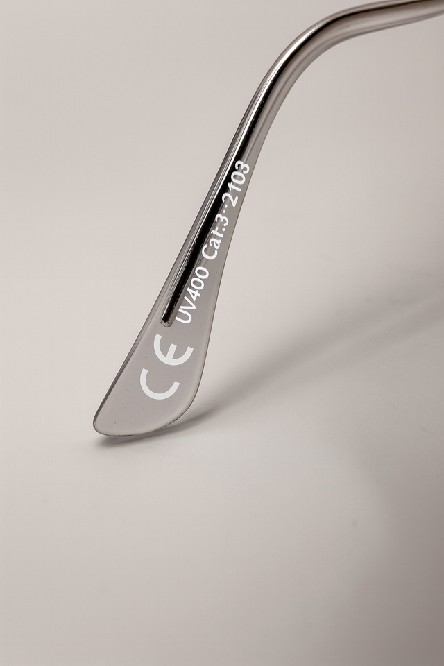 Gafas Aviador Rosa-Azul UV400 + Funda