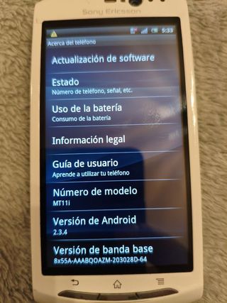 Sony Ericsson Xperia Neo V (MT11i) - Bianco