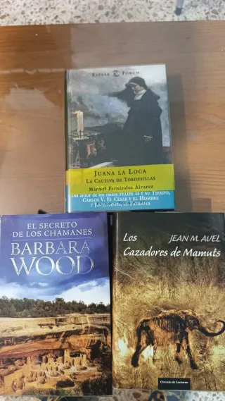Lote 3 libros: Juana la Loca, El Secreto de los Ch