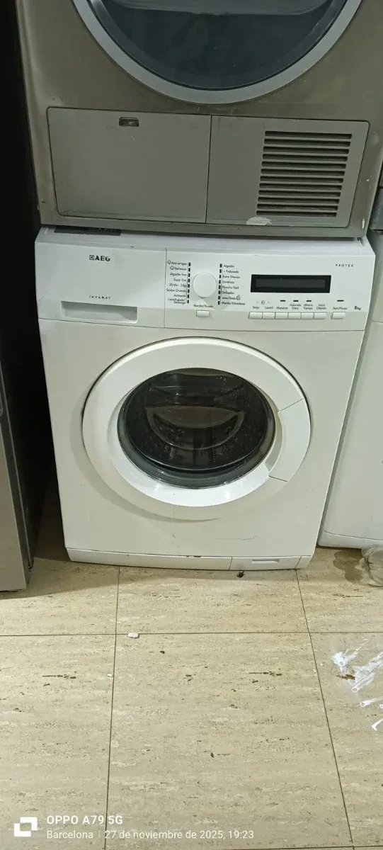 Lavadora AEG Carga Frontal 8kg A+++