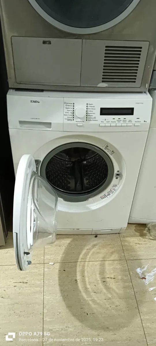 Lavadora AEG Carga Frontal 8kg A+++