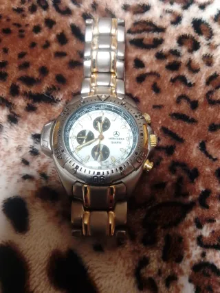 Reloj Mercedes-Benz Caballero Oro/Plata