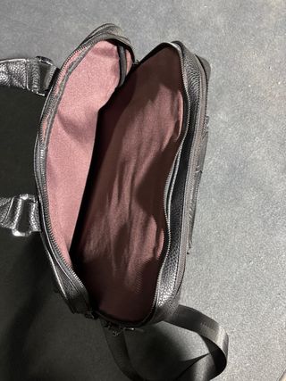 Bolso Piel Zara Negro para trabajo y Portátil