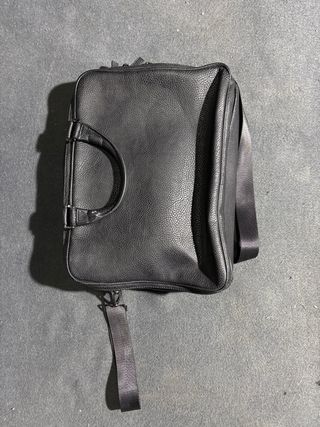Bolso Piel Zara Negro para trabajo y Portátil