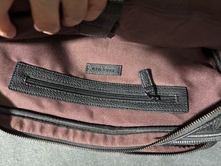 Bolso Piel Zara Negro para trabajo y Portátil