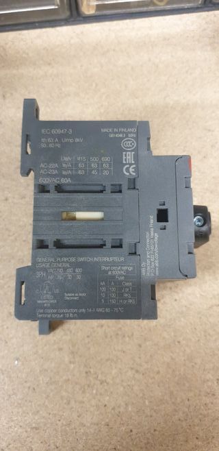 Sezionatore ABB OT63F3