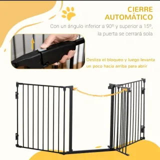 Barrera de seguridad modular para mascotas