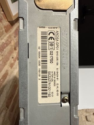 Radio cassette SEAT mod. Arosa