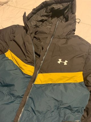 Chaqueta Under Armour XL Negra/Verde Oscuro