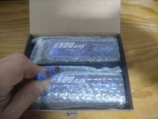 Pack 2 LiPo Zeee 3S 6500mAh 120C EC5
