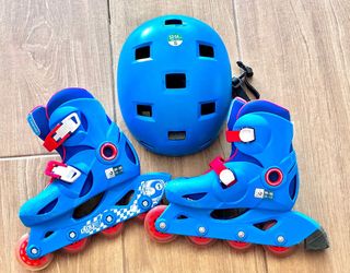 Pack Patines Niño Oxelo + Casco y Proteccion