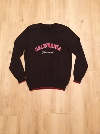Sudadera California Vacationland Negra Hombre