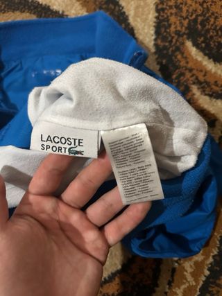 Giacca a vento Lacoste Blu Taglia XS