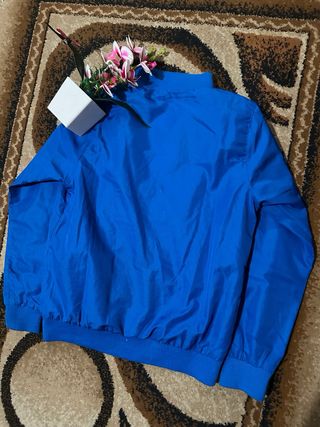 Giacca a vento Lacoste Blu Taglia XS