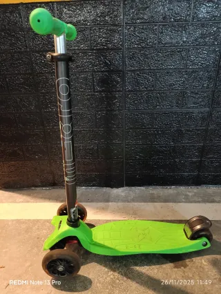 Patinete 3 Ruedas Micro Verde