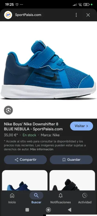 Tenis Nike Niño Talla 19.5cm