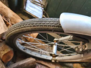 Bicicleta pieghevole argento