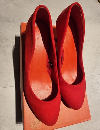 Zapatos de tacón 5 cms talla 38