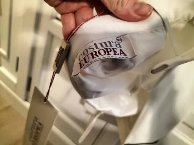 Elegante pantalón de vestir blanco