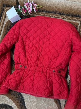 Giacca trapuntata Ralph Lauren rossa donna XS