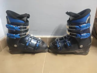 Esquís Salomon Race JR 130cm + botas Wedze 500 24