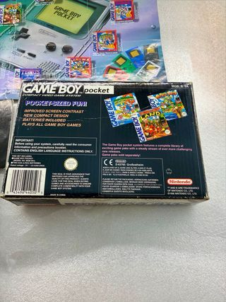 Nintendo Game Boy Pocket Silver Prima Edizione ita