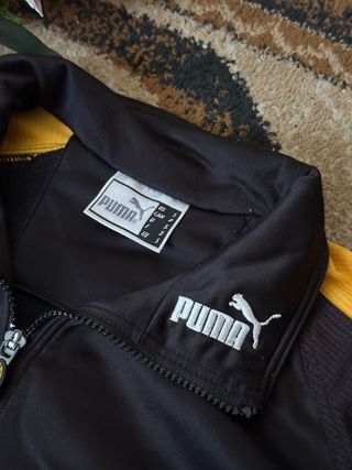 Felpa Puma Vintage S Nero Giallo
