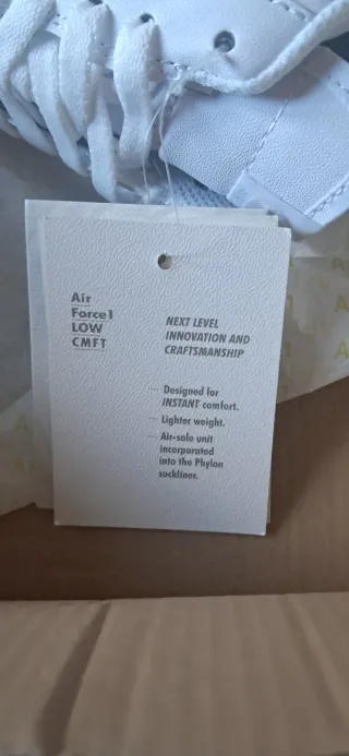 Nike Air Force 1 Bianche Uomo Tg 42.5