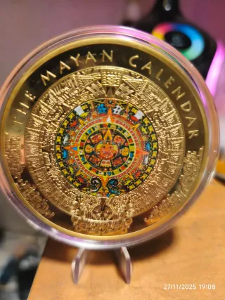 Moneda Calendario Maya 2012 110 gr