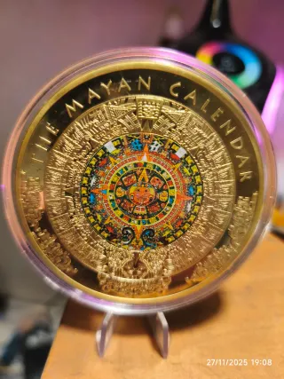 Moneda Calendario Maya 2012 110 gr