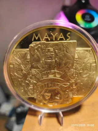 Moneda Calendario Maya 2012 110 gr