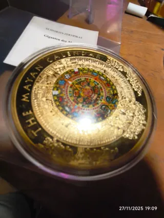 Moneda Calendario Maya 2012 110 gr