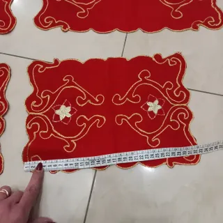 Centrini Natalizi Rosso e Oro