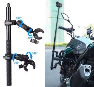 Pacchetto selfie stick 1,5m + supporti GoPro insta