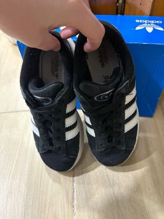 Adidas Campus Scarpe Nere Bianche