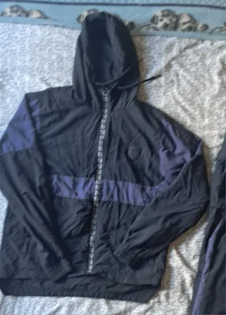 Tuta Footkoorner uomo S nera/viola