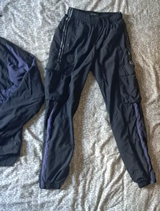 Tuta Footkoorner uomo S nera/viola