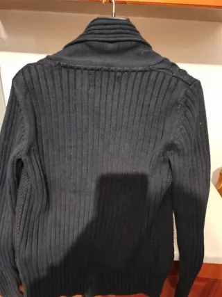 Maglione Ollie uomo blu con bottoni legno M