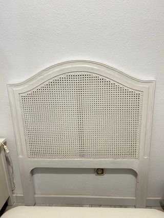 Cabezal cama 105cm madera blanco