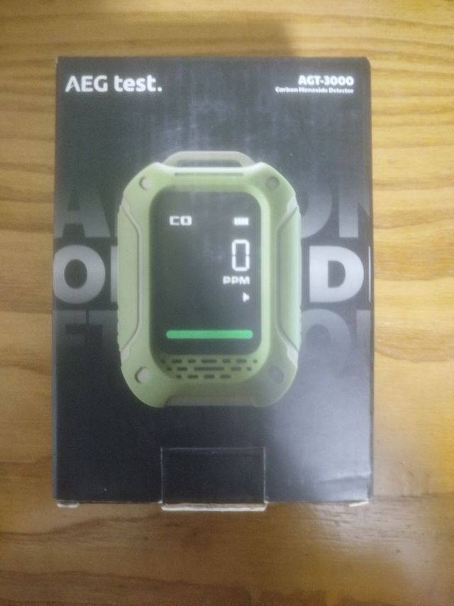 Detector CO Portátil AGT-3000 con Alarma