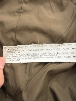 Parka Zara Mujer Verde con Capucha