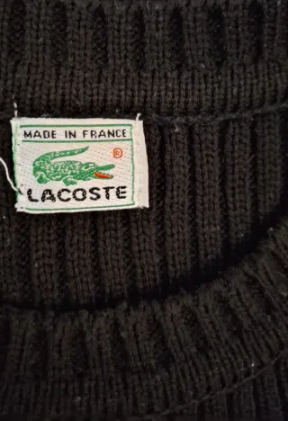 Jersey Lacoste Negro Talla M