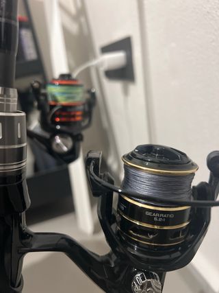 Lote 4 cañas de pescar