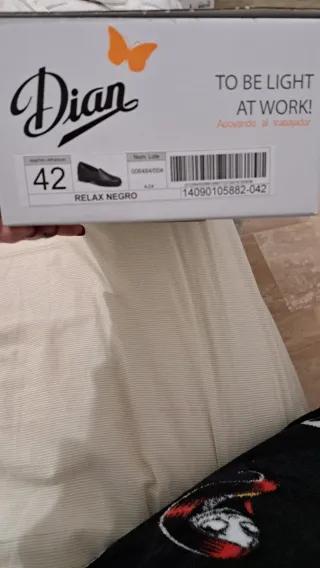 Zapatos Dian Relax Negro Talla 42