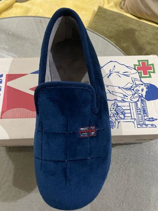 Zapatillas de casa caballero Vulmas azul