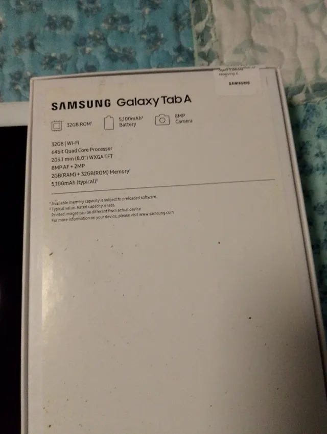 Tablet Samsung Blanca