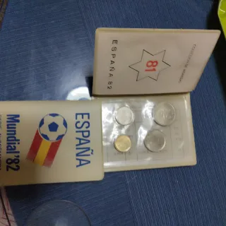 Carpeta Mundial 82 España 81 Colección Monedas