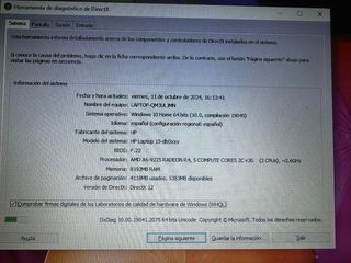 Portátil HP 15-db0xxx